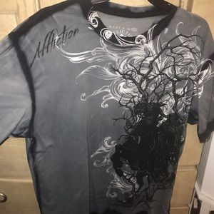 Affliction live fast short sleeves tee